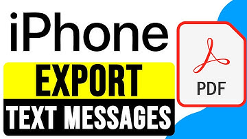 How to EXPORT TEXT MESSAGES from iPhone to PDF 2025 | Transfer iMessages to PDF