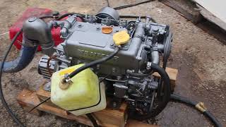 Yanmar 3GM30F 27 HP Marine Diesel Engine with Kanzaki Transmission 2.62:1