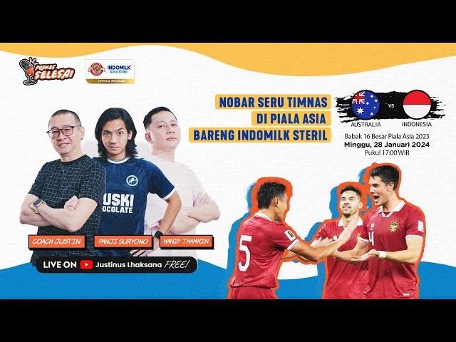 LIVE REACTION 16 BESAR PIALA ASIA 2023 : AUSTRALIA VS INDONESIA class=