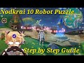 10 Robot puzzle Location in Barrowmoss Barrens | #genshinimpact #nodkrai #puzzle #guide #lauma 