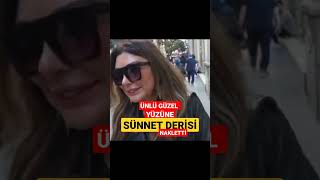 Ünlü Güzel Yüzüne Sünnet Deri̇si̇ Nakletti̇rdi̇