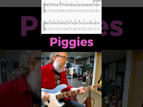 Piggies - Beatles Bass Cover - Paul McCartney's Bass Line