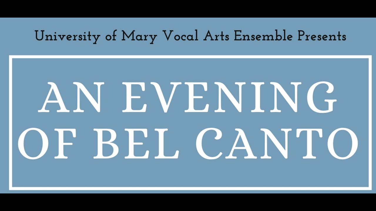 Vocal Arts Ensemble presents An Evening of Bel Canto