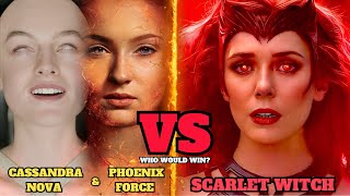 Scarlet Witch Vs Phoenix Force And Cassandra Nova: Who Would Win? | What's On Hollywood