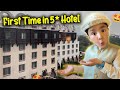 Village kids first time in 5 star hotel