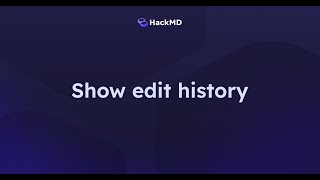 How to view edit history