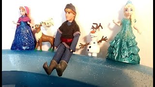 Five Little Frozen Jumping In The Pool Nursery Rhymes Five Little Monkeys Jumping On The Bed