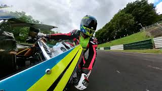Bemsee ROUND 5 Cadwell Park Rookie 1000 Race 1
Round 5 at Cadwell Park with Bemsee racing in the Rookie 1000s.
A great weekend filled with positives, but extreme frustration, managed to get 2 podium finishes on Saturdays races, but found myself battling arm pump again constantly.
Sundays race was made longer due to an unfortunate crash in Powerbikes, resulting in a 12 lap race, got off to a good start, had way more pace in me, but by lap 3 the dreaded arm pump had taken hold and from there on in, i was fighting to even stay on the bike.
Came in after lap 9 or 10 due to it being so bad that I physically couldnt hold on anymore.
Really need to work out a way around it. Bemsee ROUND 5 Cadwell Park Rookie 1000 Race 1