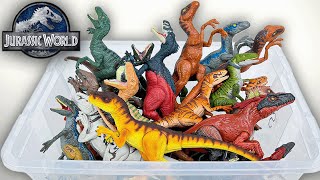 All Jurassic World Raptor Collection! Velociraptor, Pyroraptor, Atrociraptor Dino Figures