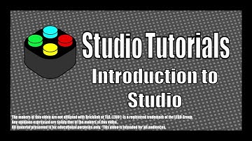 Studio Tutorials - Introduction to Studio. A 3D software program for creating custom LEGO designs