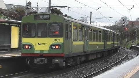 Irish Rail 8100 Class Dart Train 8101 - Sandycove & Glasthule Station, Dublin
