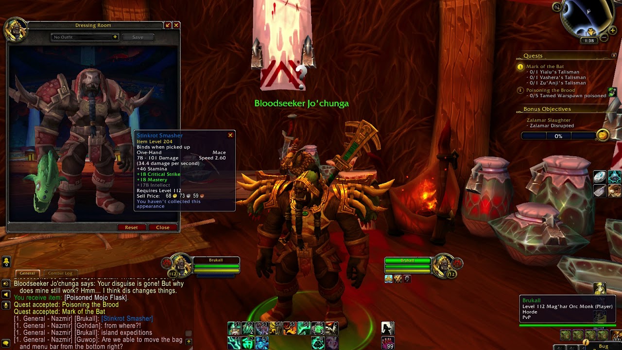 In Wow Bfa Schlagt Ihr Mit Einem Toten Fisch Zu Und Er