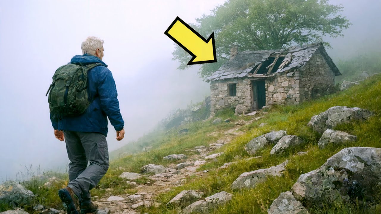 SOLDAT VEUF HÉRITE DU CHALET DE SA GRAND MÈRE PAUVRE… MAIS CE QU'IL TROUVE…