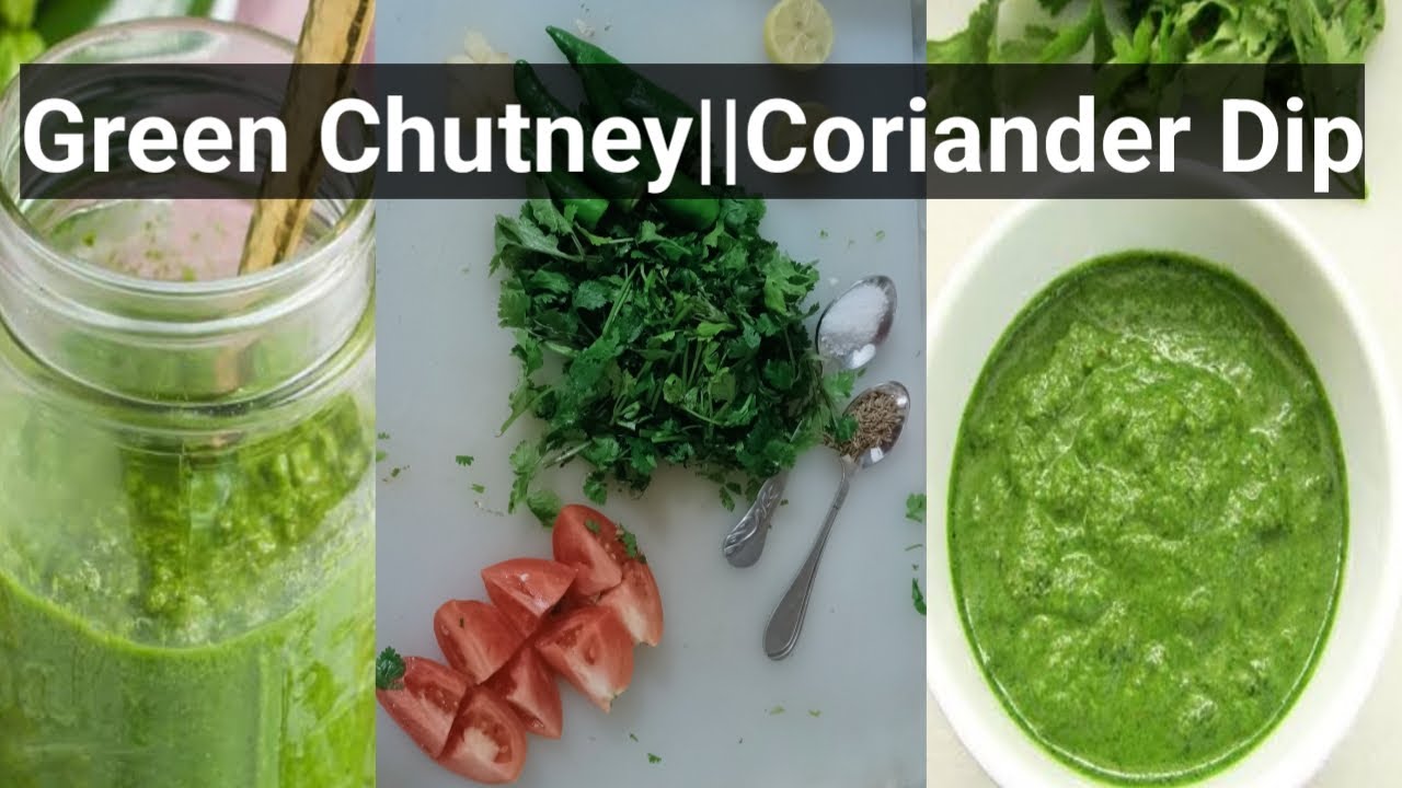 3 ways of Green chutney Coriander Dip Recipe For Beginners Basic