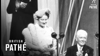 Queen Mother In Scotland - Opens Scottish Industries Exhibition (1954)