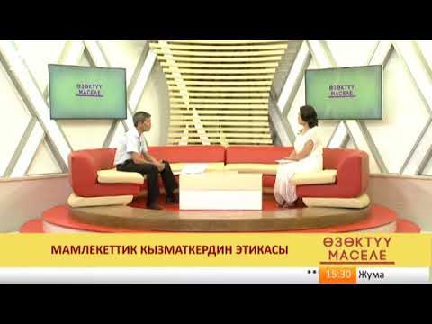 Video: Мамлекеттик кызматкердин этикасы: типтүү кодекс, кесиптик жоопкерчилик