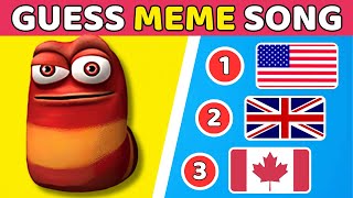 GUESS MEME SONG l Red Larva "Oi Oi Oi" in different languages