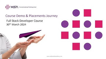 Course Demo & Placement Journey - Full Stack Web Development | 30th March 2024