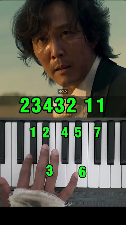 Gi-hun in the Final Game vs Nada Nada Phonk Easy Piano Tutorial #shorts #squidgame #pianotutorial