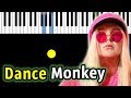 Tones And I - Dance Monkey | Piano_Tutorial | Разбор | КАРАОКЕ | НОТЫ + MIDI