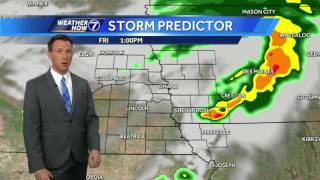 Showers, Storms Possible Friday with a Big Temperature Drop