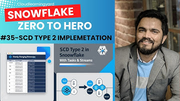 #35  Snowflake SCD Type 2 Implementation with Tasks & Stream