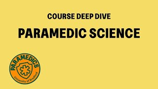 Paramedic Science | Course Deep Dive