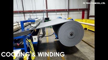 Chemical Cross-Linked PE foam sheet production machine