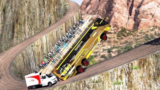 So Crazy! Overloaded Buses On The Most Dangerous Roads | Euro Truck Simulator 2