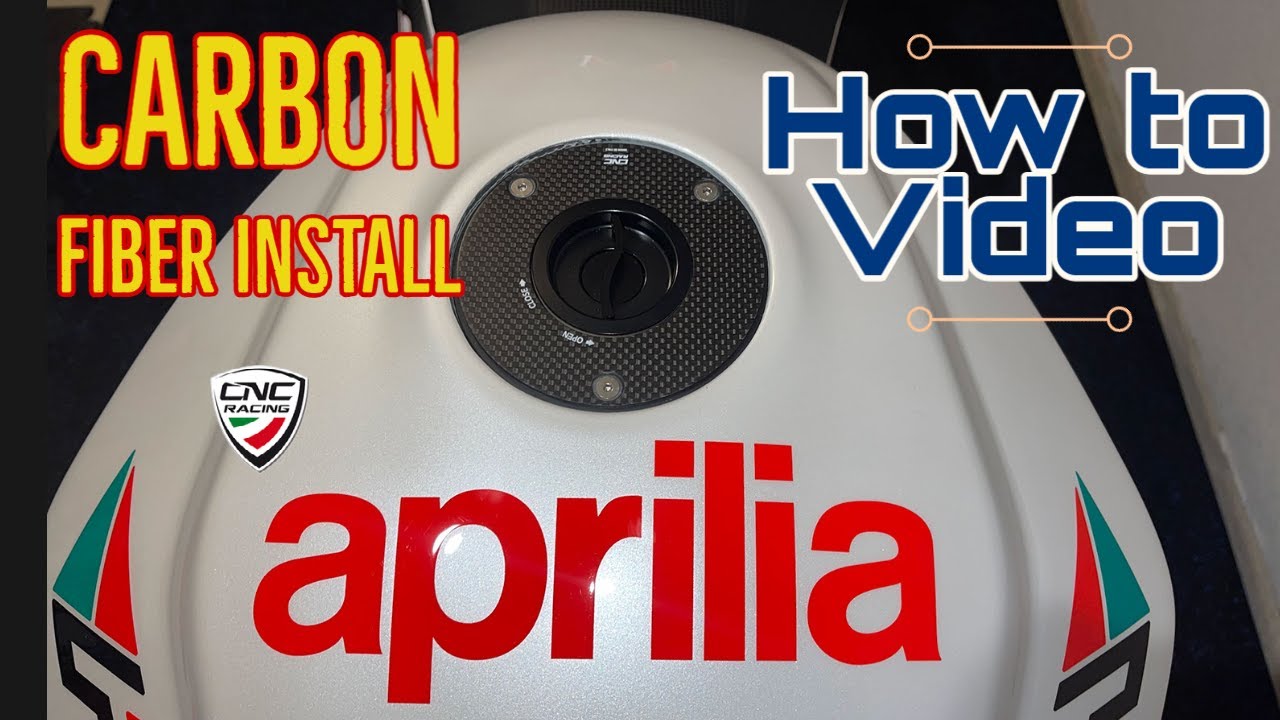 CNC Racing carbon fiber gas gap, screen protector and carbon fiber fender plugs.