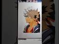 Saitama ft.Bakugo - My Hero Academia 🔥🔥💀 #drawing #anime #bakugo #mha #paint #animeeart #yt #saitama