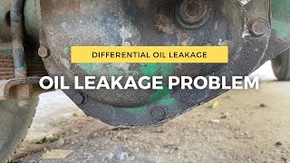How to fix differential oil leak