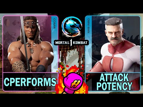 MK1 CPerforms CONAN VS Attack Potency OMNI MAN Mortal Kombat 1 4K 60ᶠᵖˢ