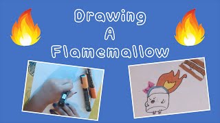 Kids Draw a Flamemallow like @artforkidshub