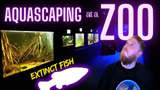 I went to a ZOO and built an aquarium for EXTINCT fish!