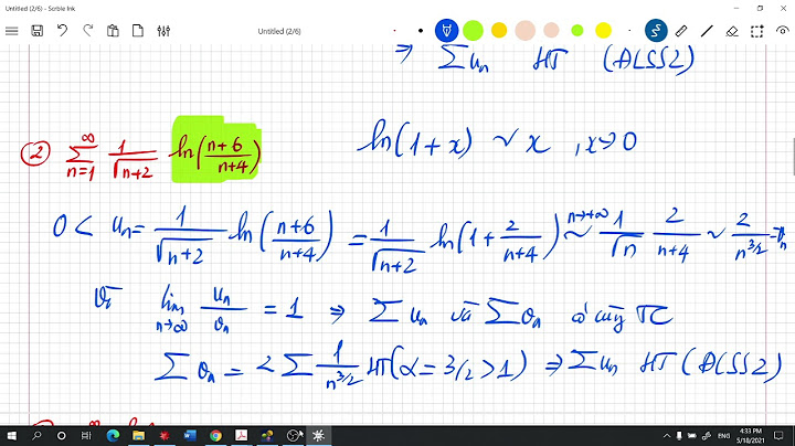 Bài tập chuỗi số dãy hàm toán cao cấp