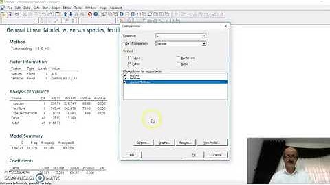 Factorial experiment analysis using Minitab software
