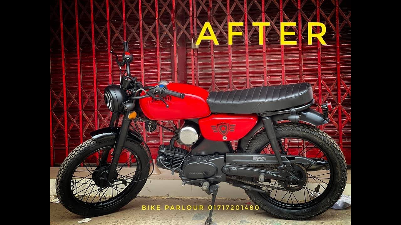 Honda 110 to Cafe racer ( Modified by @BikeParlour) - YouTube