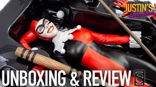 Harley Quinn DC Comics Sideshow Collectibles 1/6 Scale Figure Unboxing & Review