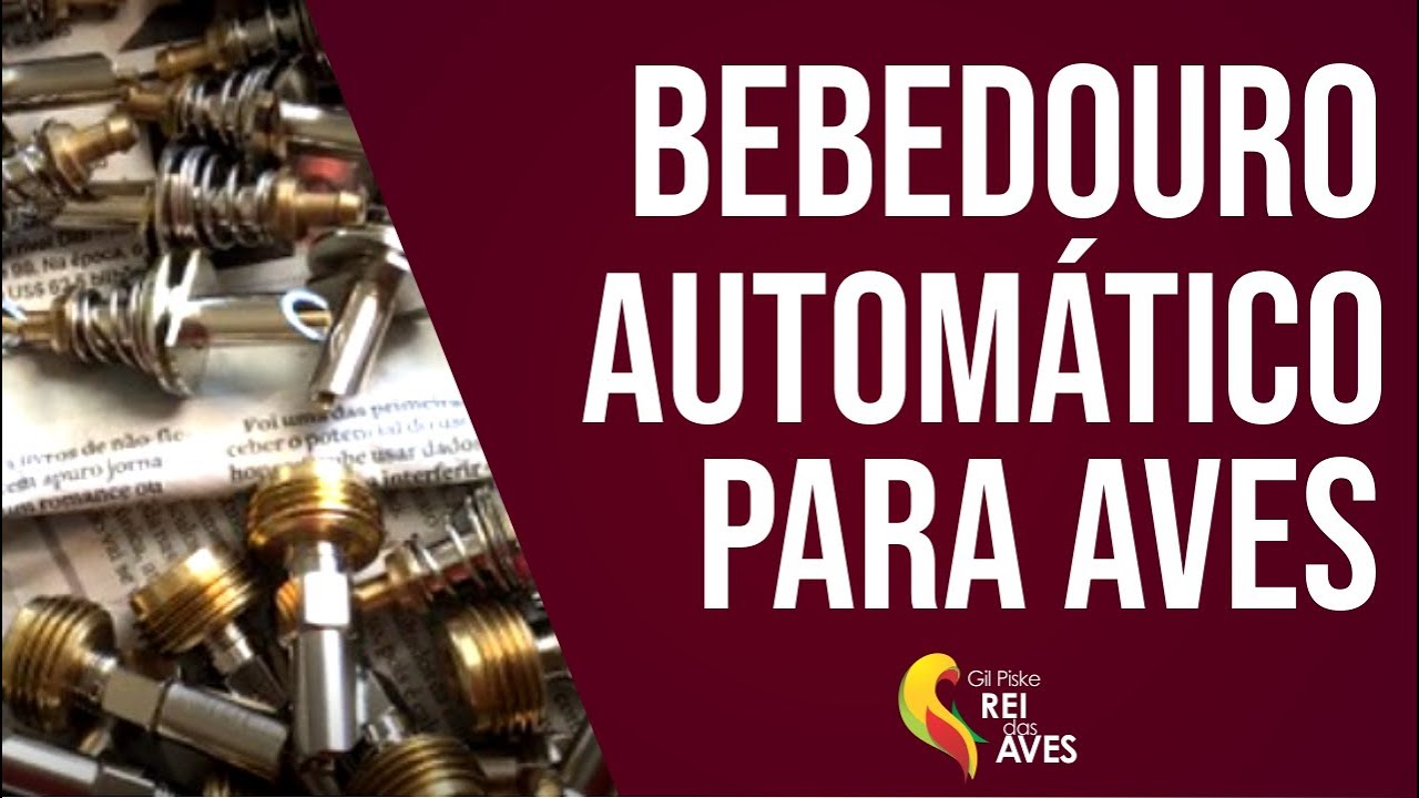 BEBEDOURO AUTOMÁTICO PARA AVES