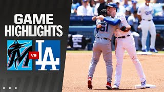 Marlins vs. Dodgers Game Highlights (5\/8\/24) | MLB Highlights