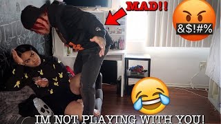 IGNORING MY BOYFRIEND FOR 24 HOURS!! **HE GETS SO MAD**