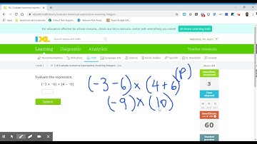 8th Grade IXL Evaluate Numerical Expressions Involving Integers Y6W