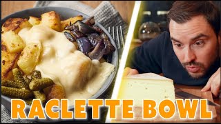 Raclette bowl ! La puissance du Fromage fondu.