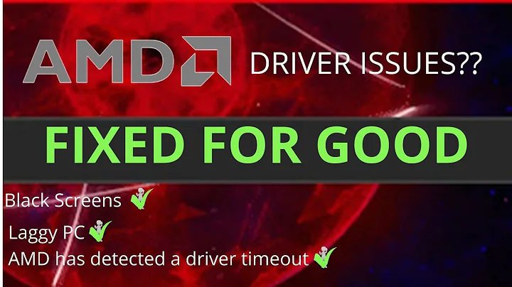 FIX AMD DRIVERS FOR GOOD! FIX BLACK SCREEN CRASHING WITH AMD CARDS!!