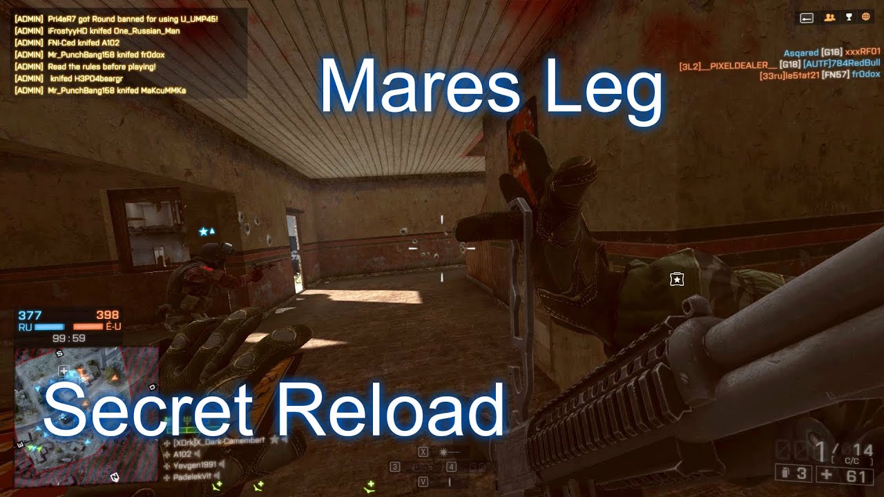 Mare Leg Secret Reload- BF4 Easter Egg - YouTube