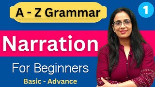 Narration for beginners - 1 | Direct & Indirect  | for SSC, CDS, NDA, Cuet, TGT, Pgt | by Rani Ma'am