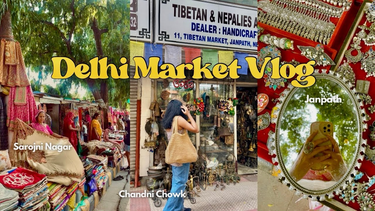 Рынок Дели для покупок🌷Чандни Чоук Сароджини Нагар Ладжпат Нагар Рынок Джанпат Зимняя коллекция