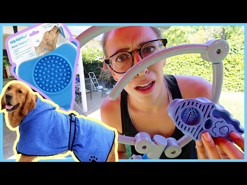testing-dog-bath-products!