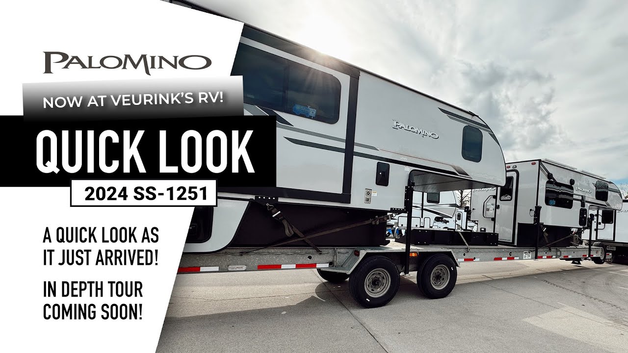 2024 Palomino SS1251 Truck Camper For Sale Michigan at Veurink's RV